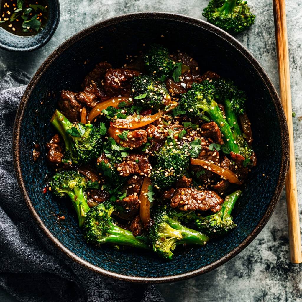 Speedy Sesame-Ginger Beef Stir-Fry with Broccoli