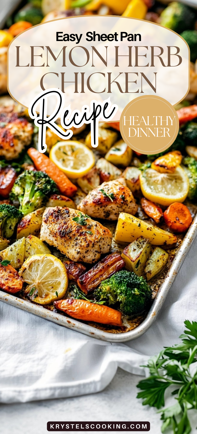 Sheet Pan Herb-Roasted Chicken with Spring Vegetables