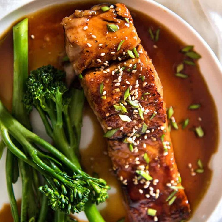 Miller's Honey-Glazed Salmon with Lemon Dill