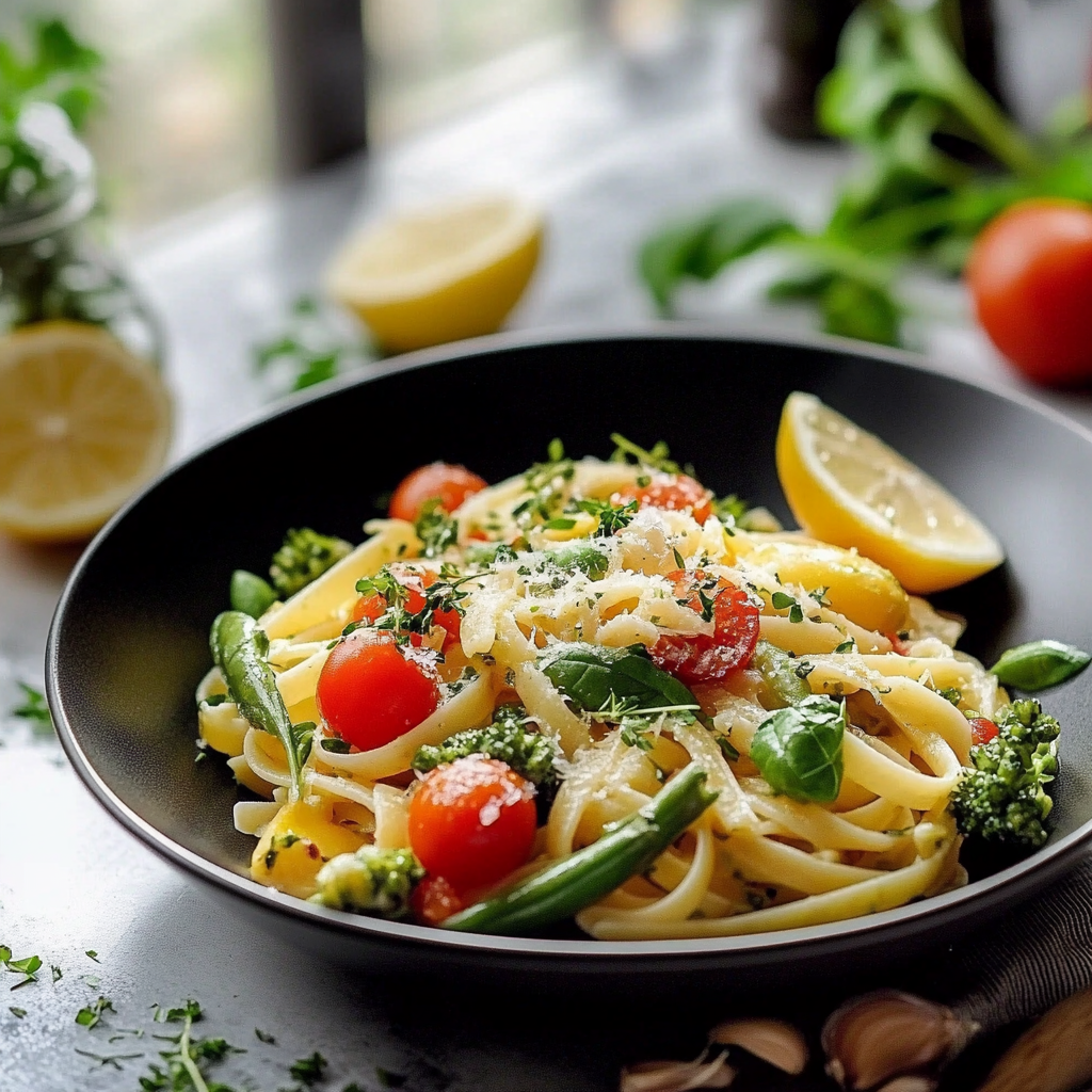 Real English-Style Lemon-Herb Pasta Primavera