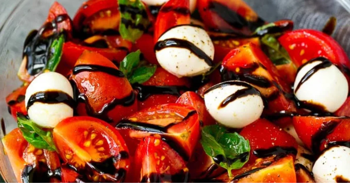 Balsamic-Glazed Caprese Salad
