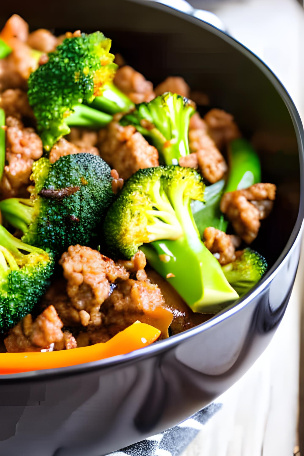 Smoked Paprika Ground Beef & Broccoli Stir-Fry