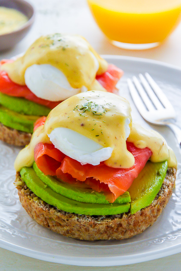 Whole30 Morning Boost Avocado Eggs with Smoked Salmon
