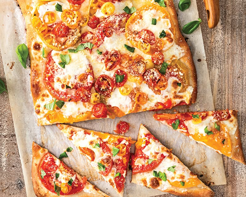 Herb-Infused Tomato Flatbread