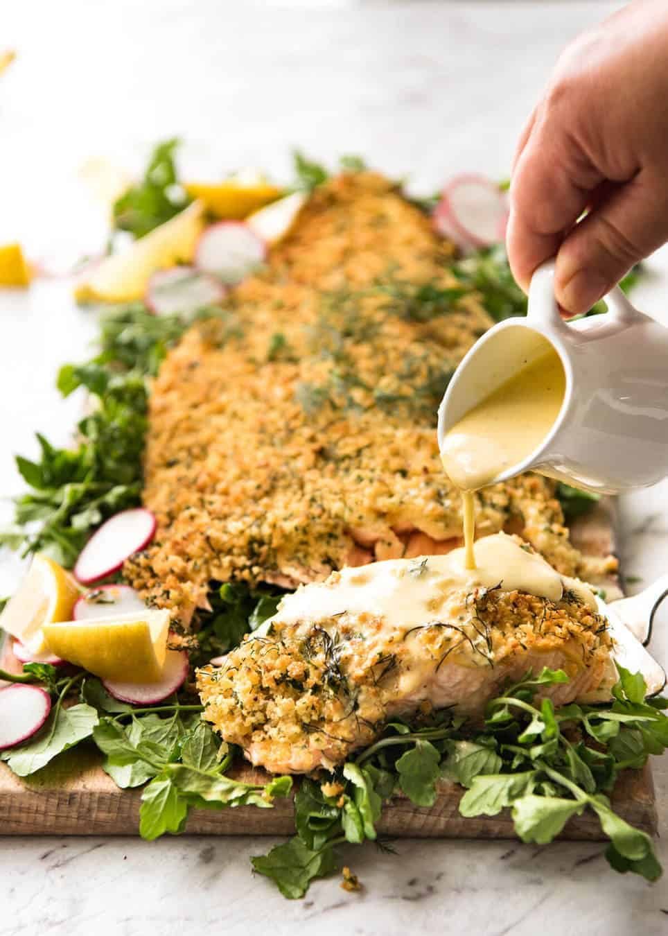 Real English Lemon-Glazed Salmon