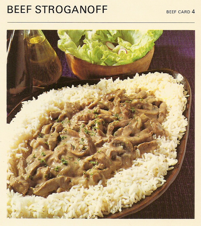 Vintage 1930s Beef Stroganoff
