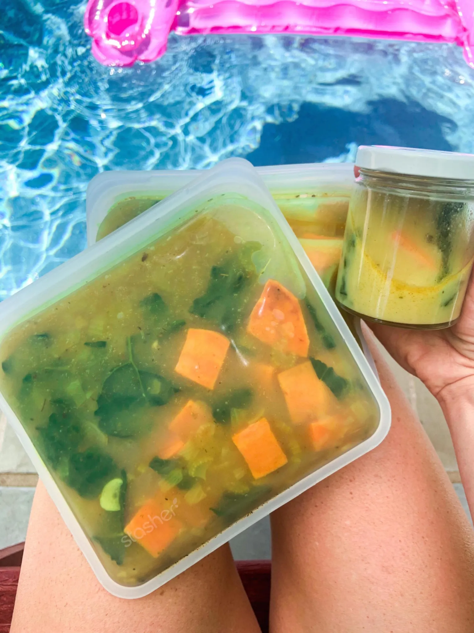 Kale & Sweet Potato Soup