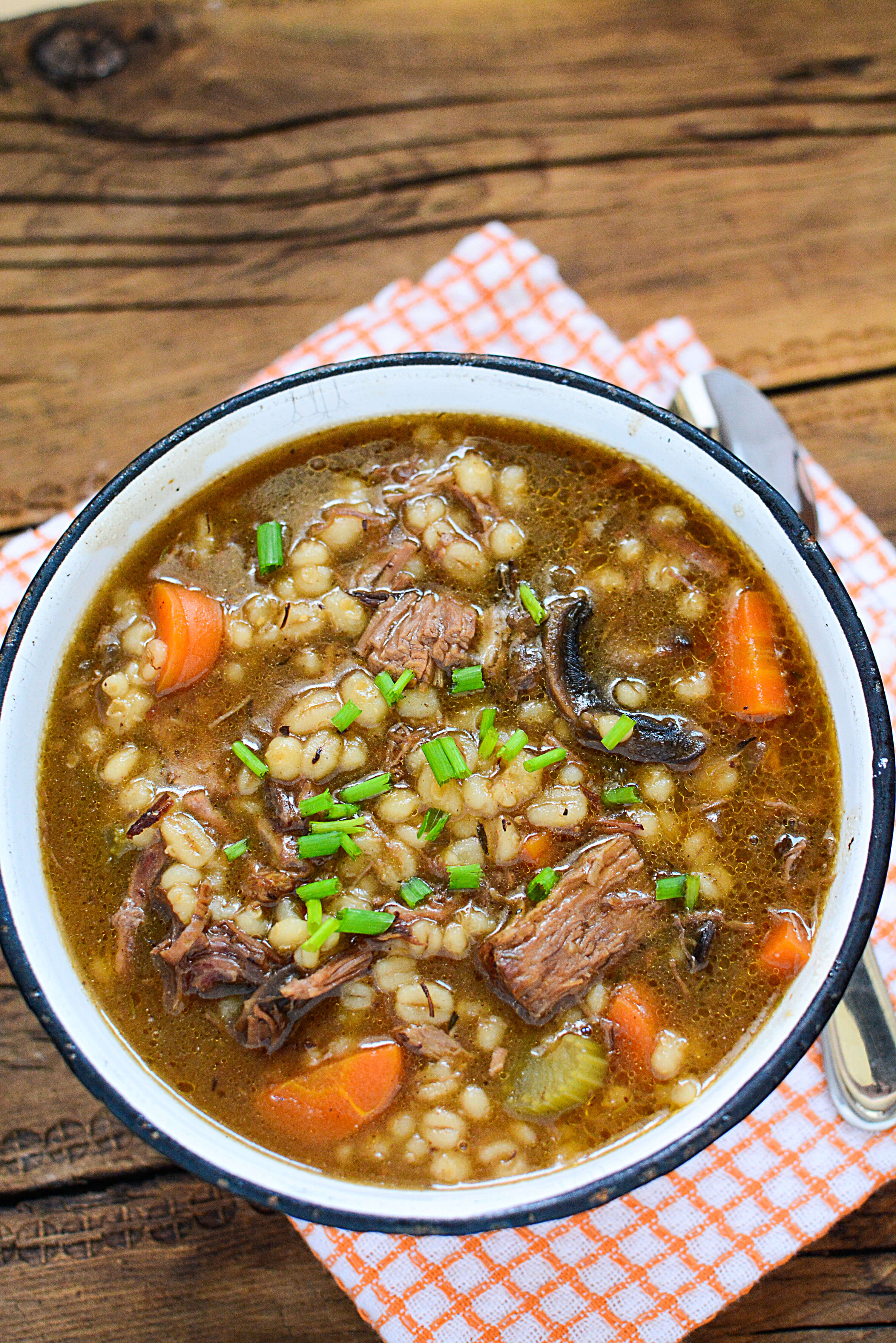 Slow-Cooked Beef and Barley Stew