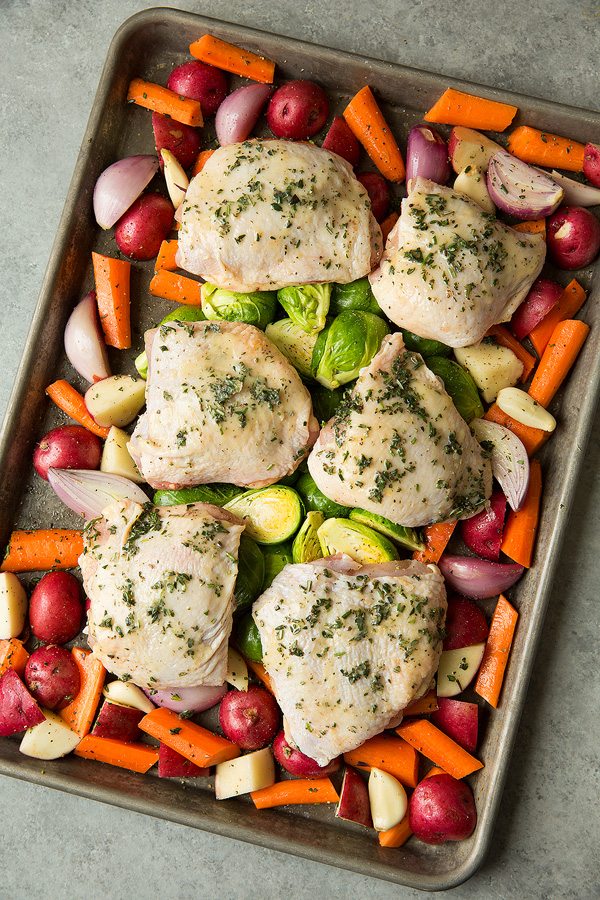 Citrus-Glazed Chicken with Roasted Root Vegetables