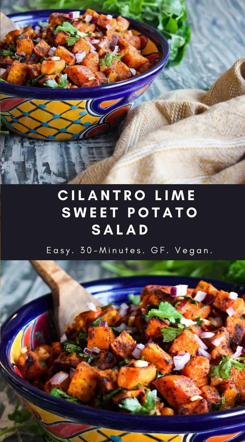 Cilantro-Lime Spiced Sweet Potato Salad