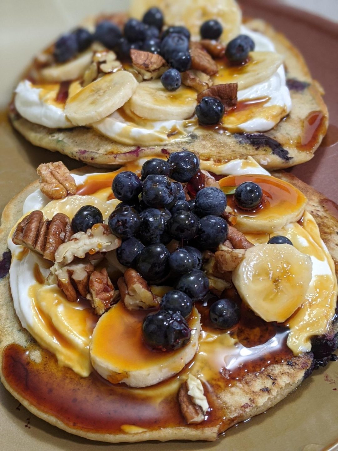 Alaska-Style Sourdough Pancakes with Wild Blueberry Compote