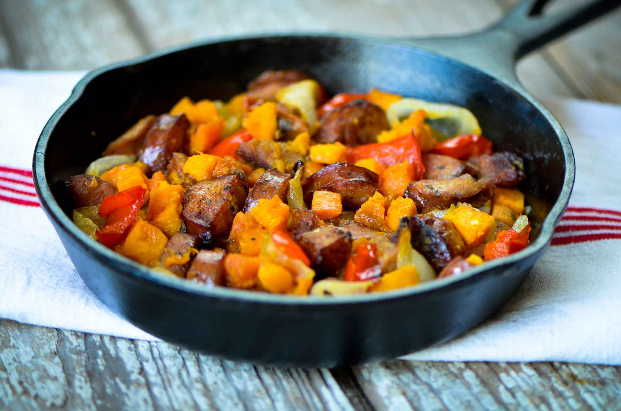 Soulful Spiced Chicken and Sweet Potato Hash