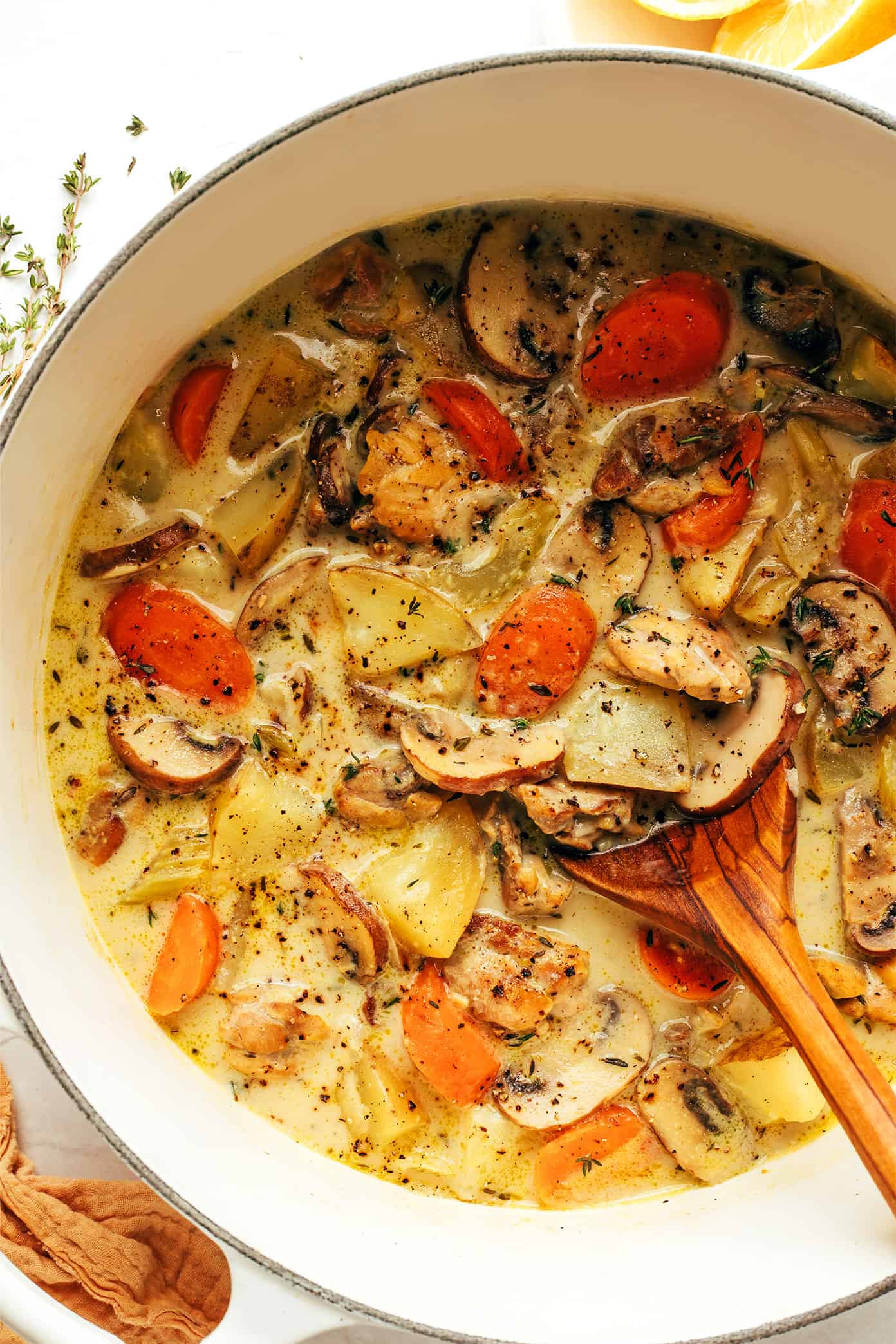 Lemon-Herb Chicken & Root Vegetable Stew