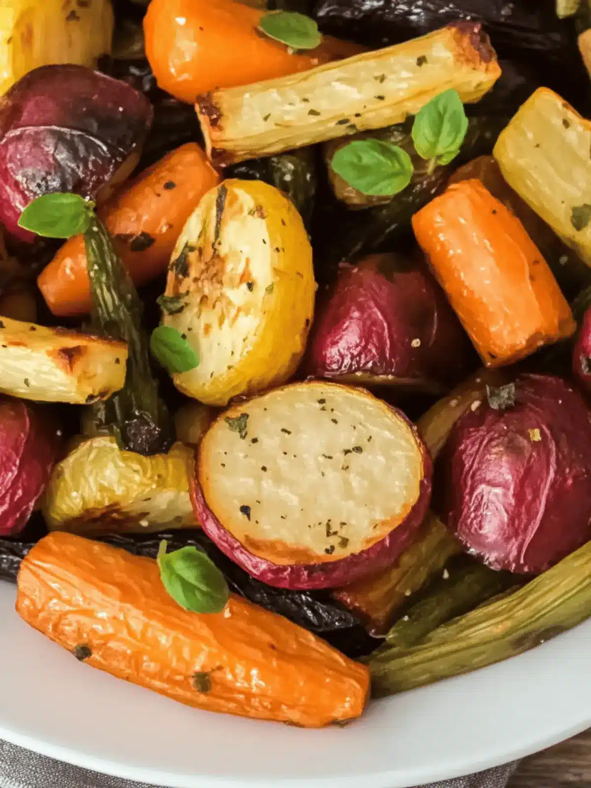 Aperol-Infused Roasted Vegetable Medley with Citrus Zest