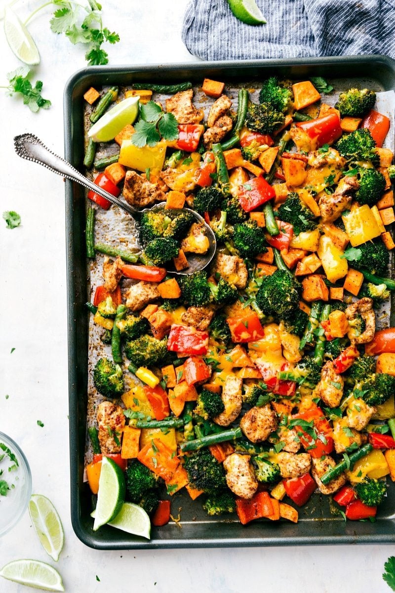 Maximizing Storage One-Pan Chicken & Veggies