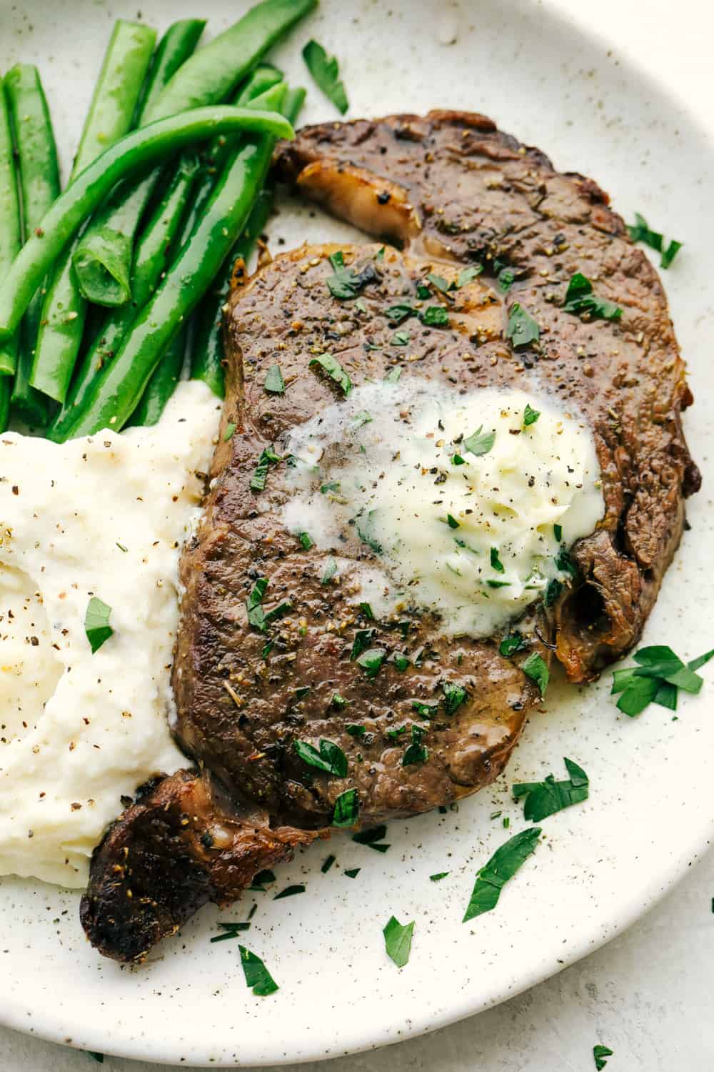 Serious Herb-Crusted Air Fryer Steak