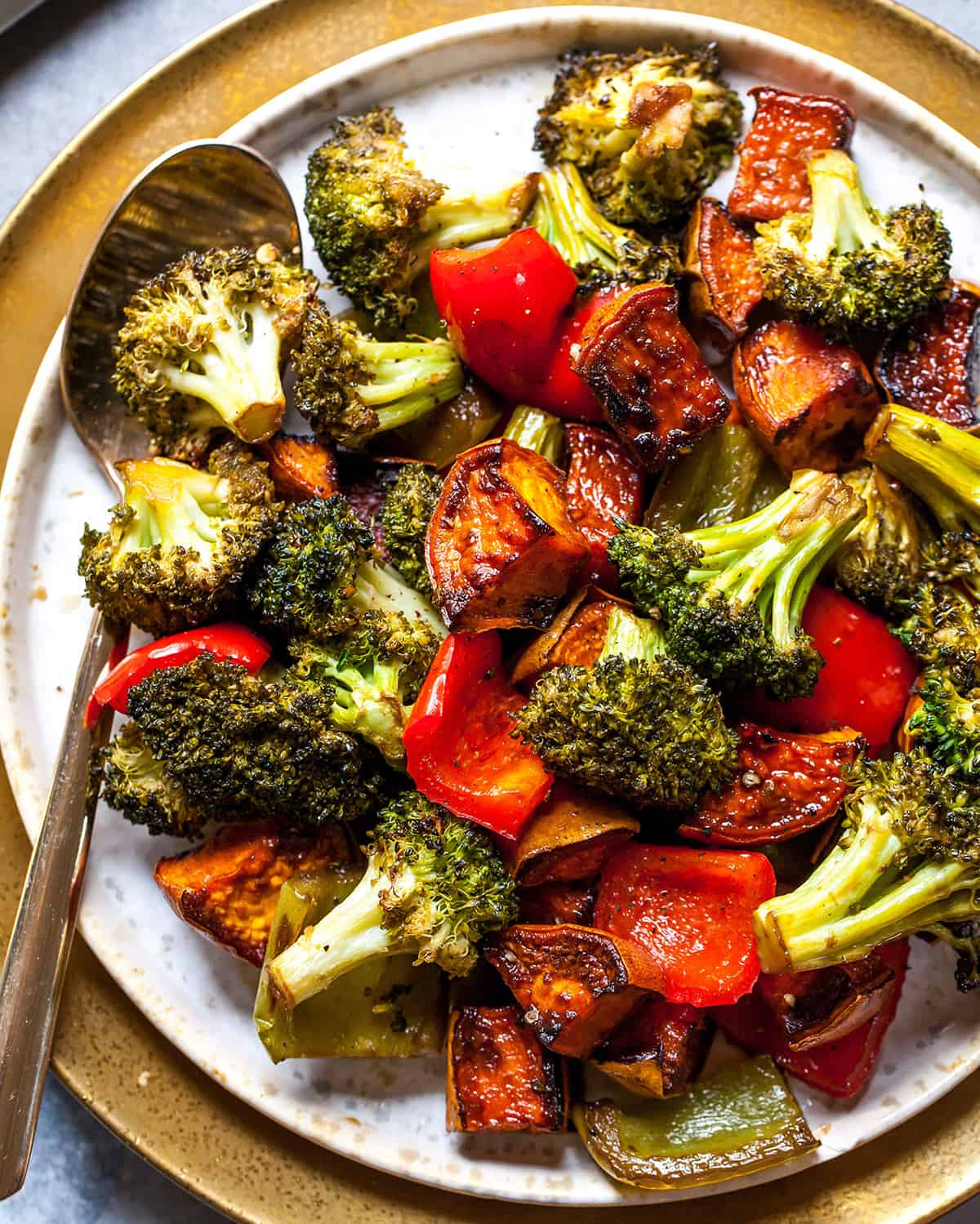 Best-Roasted Vegetable Salad with Balsamic Glaze
