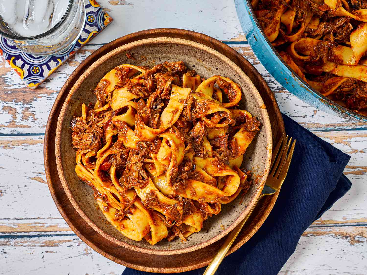 Serious Lentil & Mushroom Ragù with Pappardelle