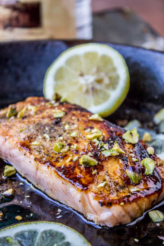 Pan-Seared Salmon with Maple-Dijon Glaze