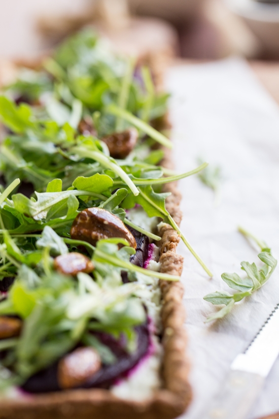 Roasted Beet and Goat Cheese Tart