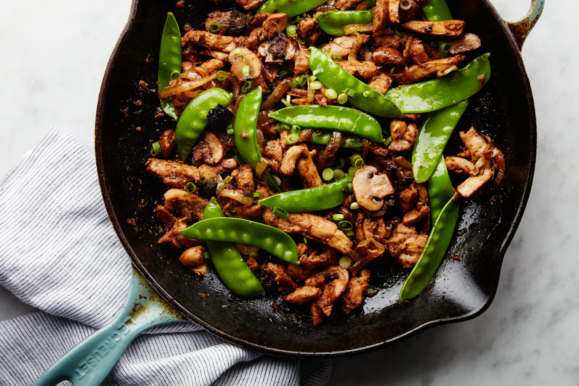 Tofu and Bamboo Shoots Stir-Fry with Fermented Black Beans