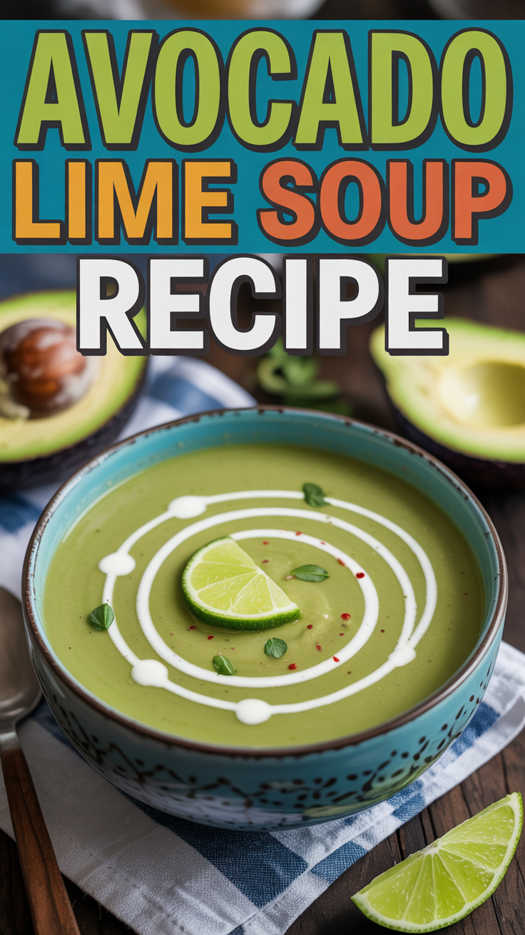 Tangy Avocado Lime Soup
