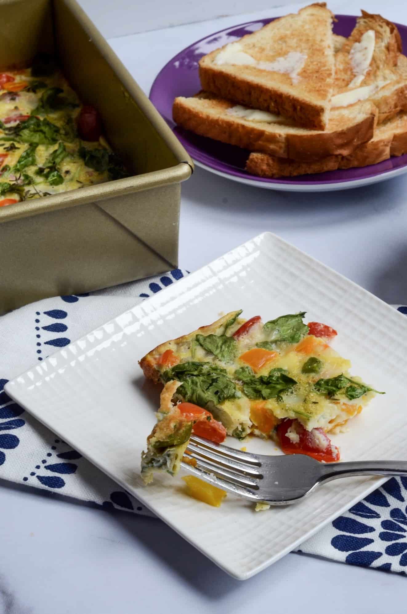 Vegetable and Egg Breakfast Bake
