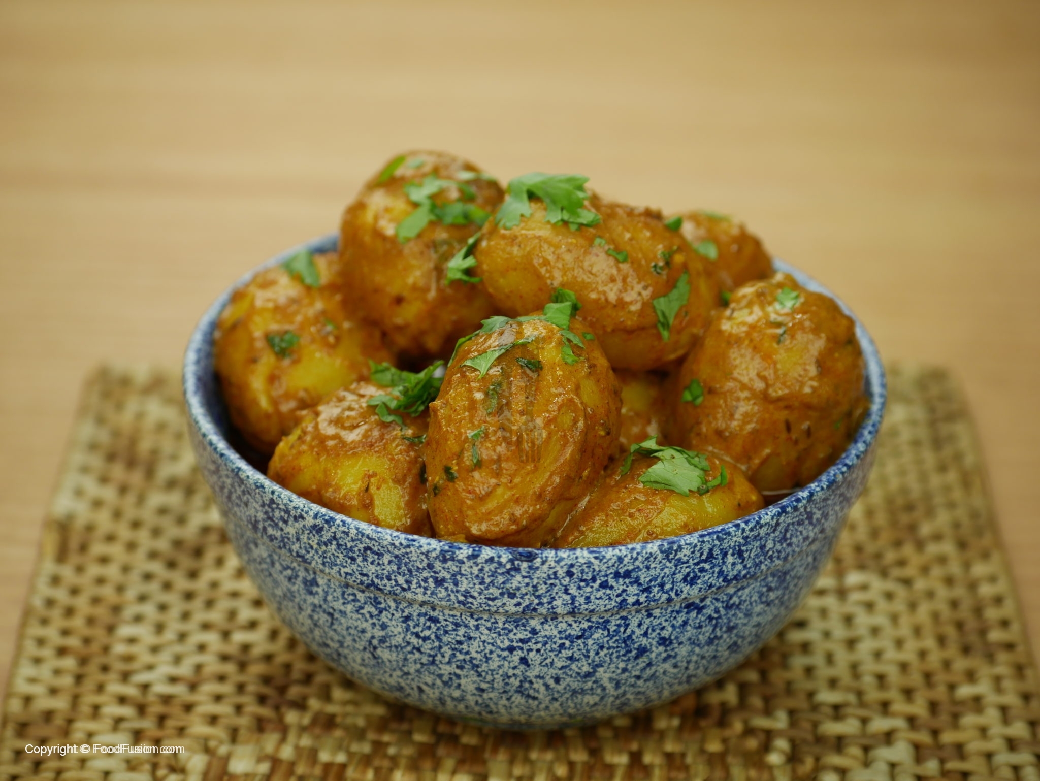 Yogurt-Infused Dum Aloo with Cardamom