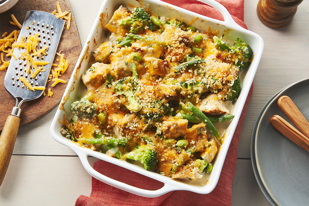 One-Pan Chicken with Thyme and Vegetables