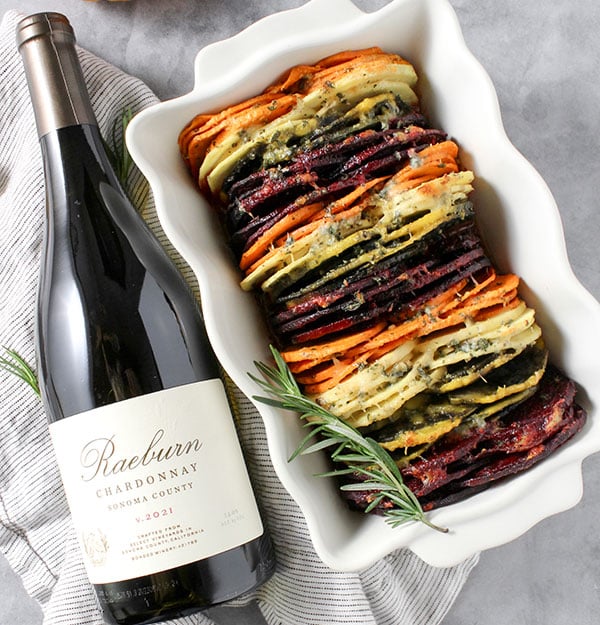 Root Vegetable Gratin with Garlic and Thyme