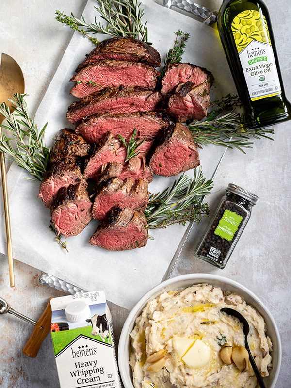 Rosemary-Roasted Beef Tenderloin with Carrots and Parsnips