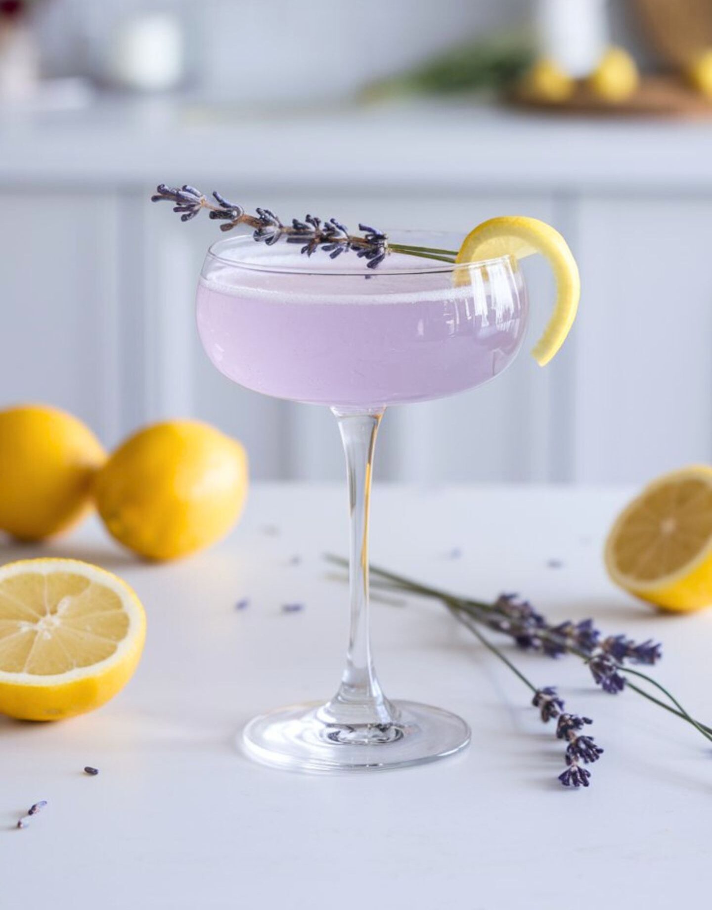 Lavender Bourbon Lemon Sour