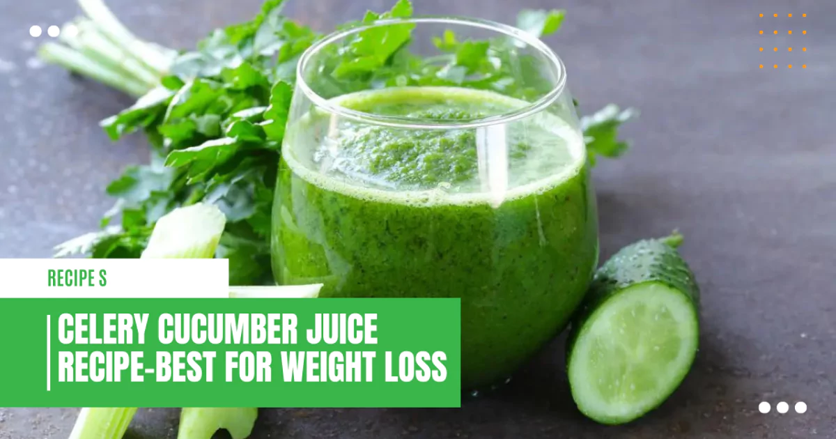 Cold-Pressed Green Juice with Celery and Cucumber