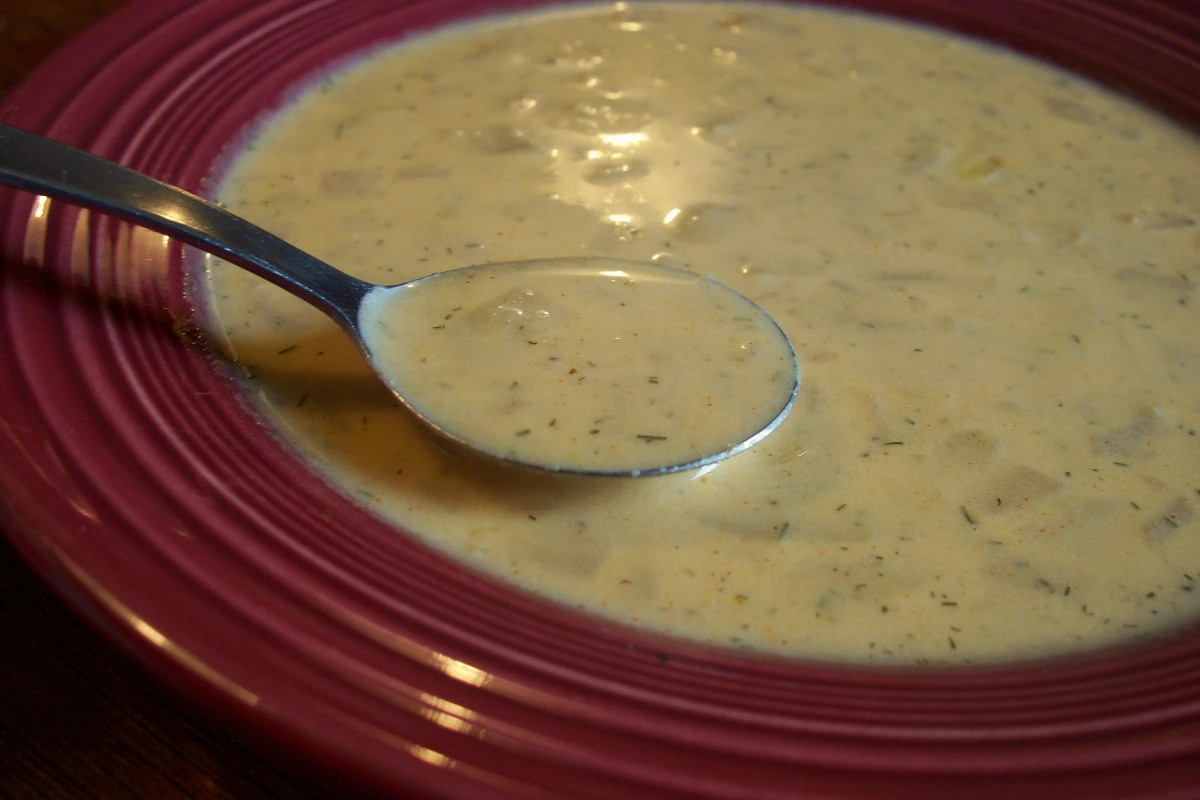 Dandelion Greens and Potato Soup with Smoked Paprika