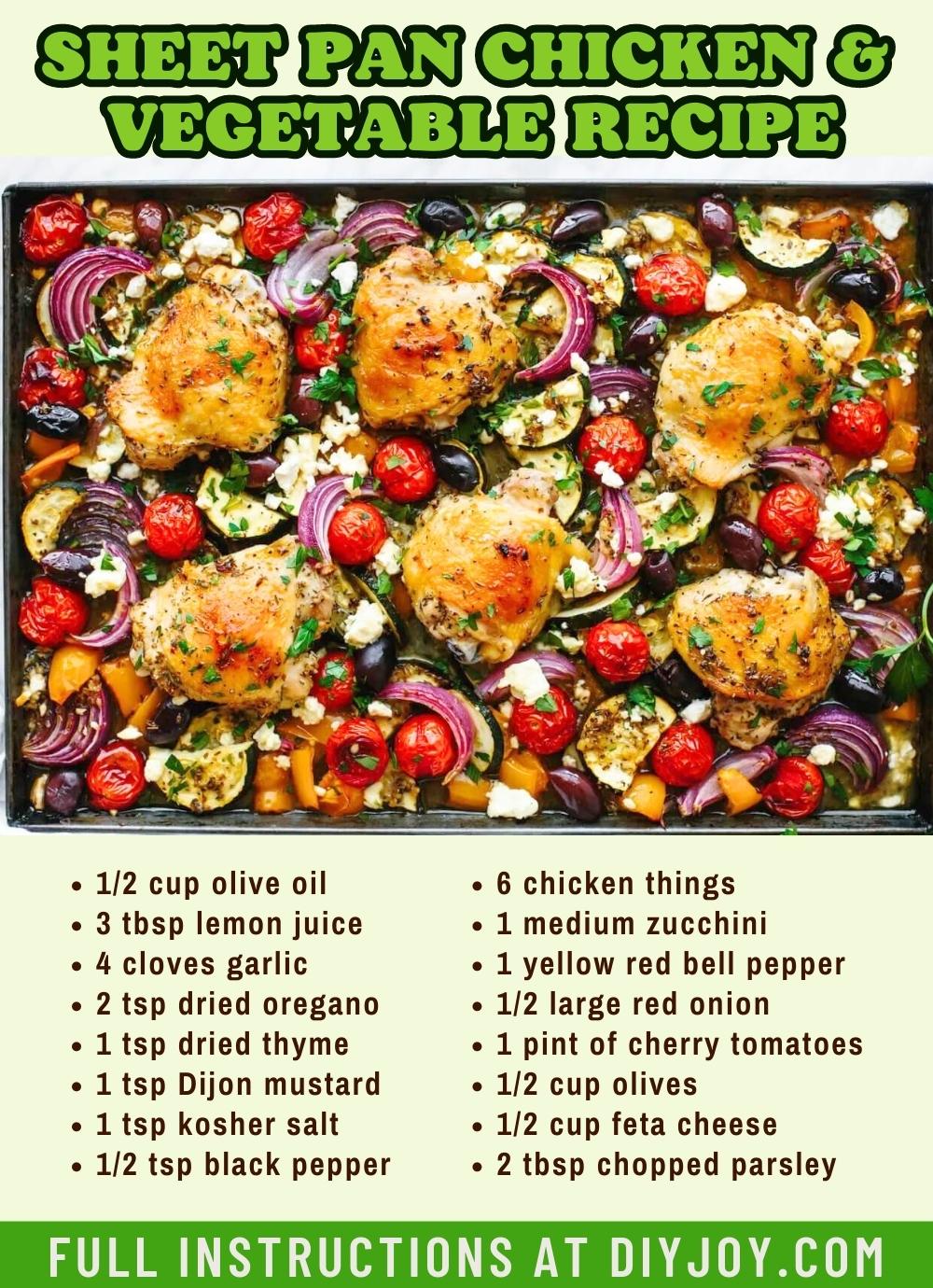 Sheet Pan Chicken and Vegetable Skillet