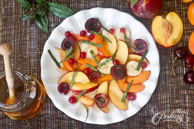 Citrus-Aperol Fruit Salad with Basil