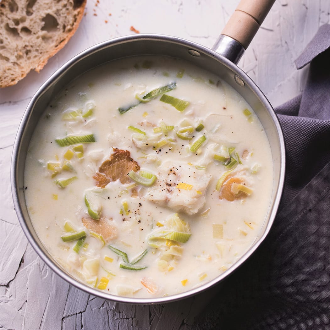 Brussels-Style Smoked Haddock and Leek Stew