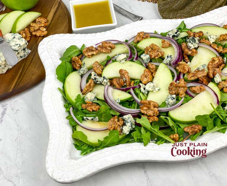 Walloon Apple and Cabbage Salad with Walnut Vinaigrette