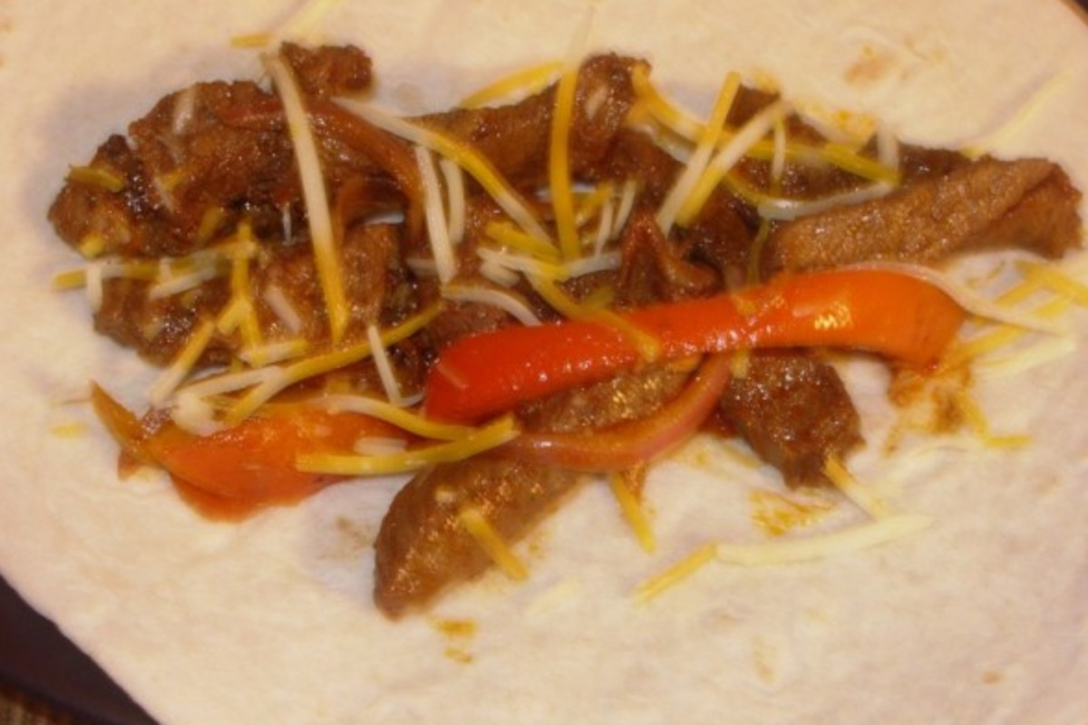 Sautéed Beef and Bell Pepper Fajitas