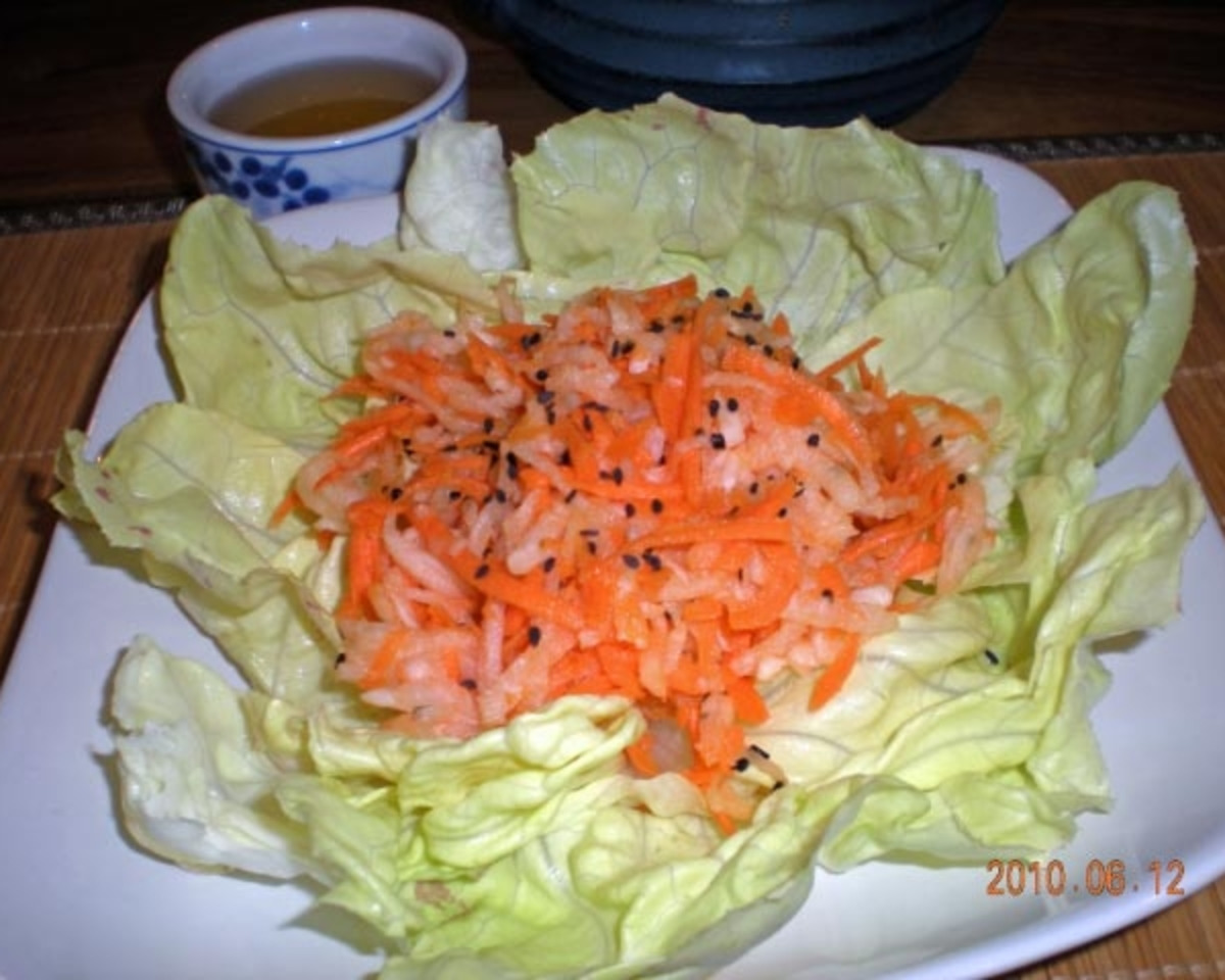 Fermented Daikon and Carrot Salad