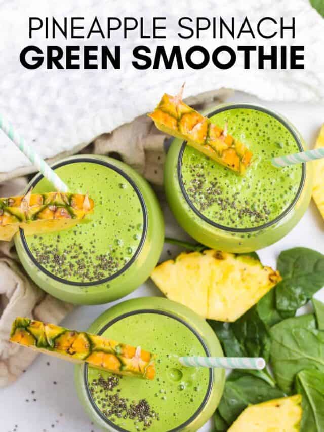 Spinach-Pineapple Green Smoothie