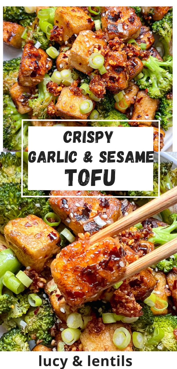 Garlic-Sesame Tofu Stir-Fry