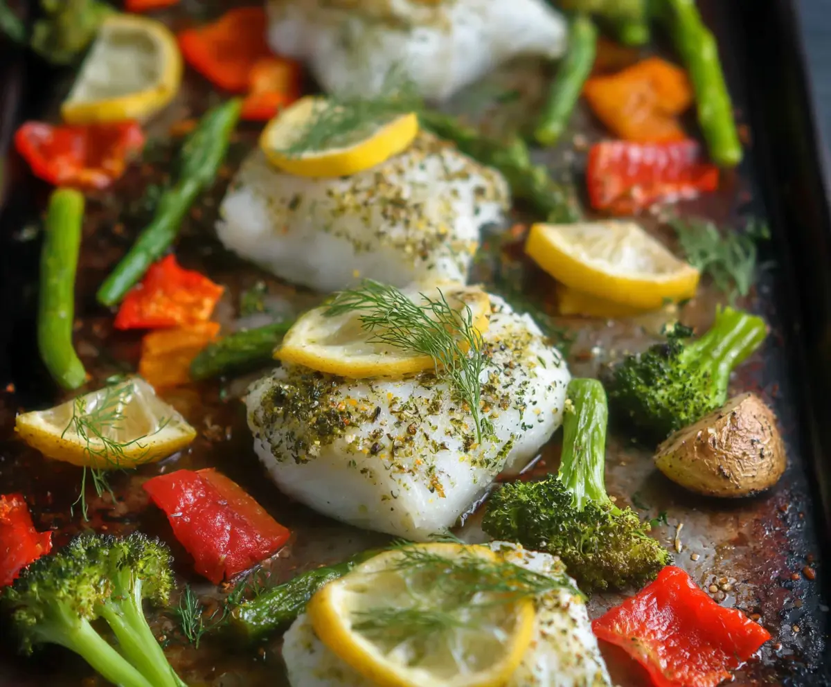 Pan-Seared Cod with Lemon and Dill