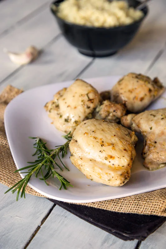 Rosemary-Garlic Chicken Thighs