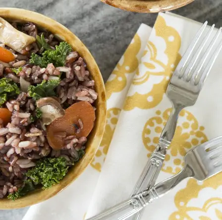 Miso-Glazed Eggplant and Shiitake Mushroom Bowl