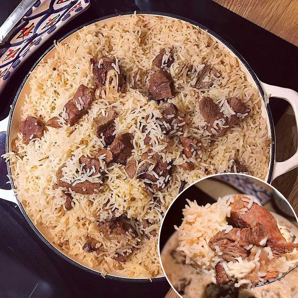 Slow-Cooked Lamb Yakhni with Cardamom and Saffron