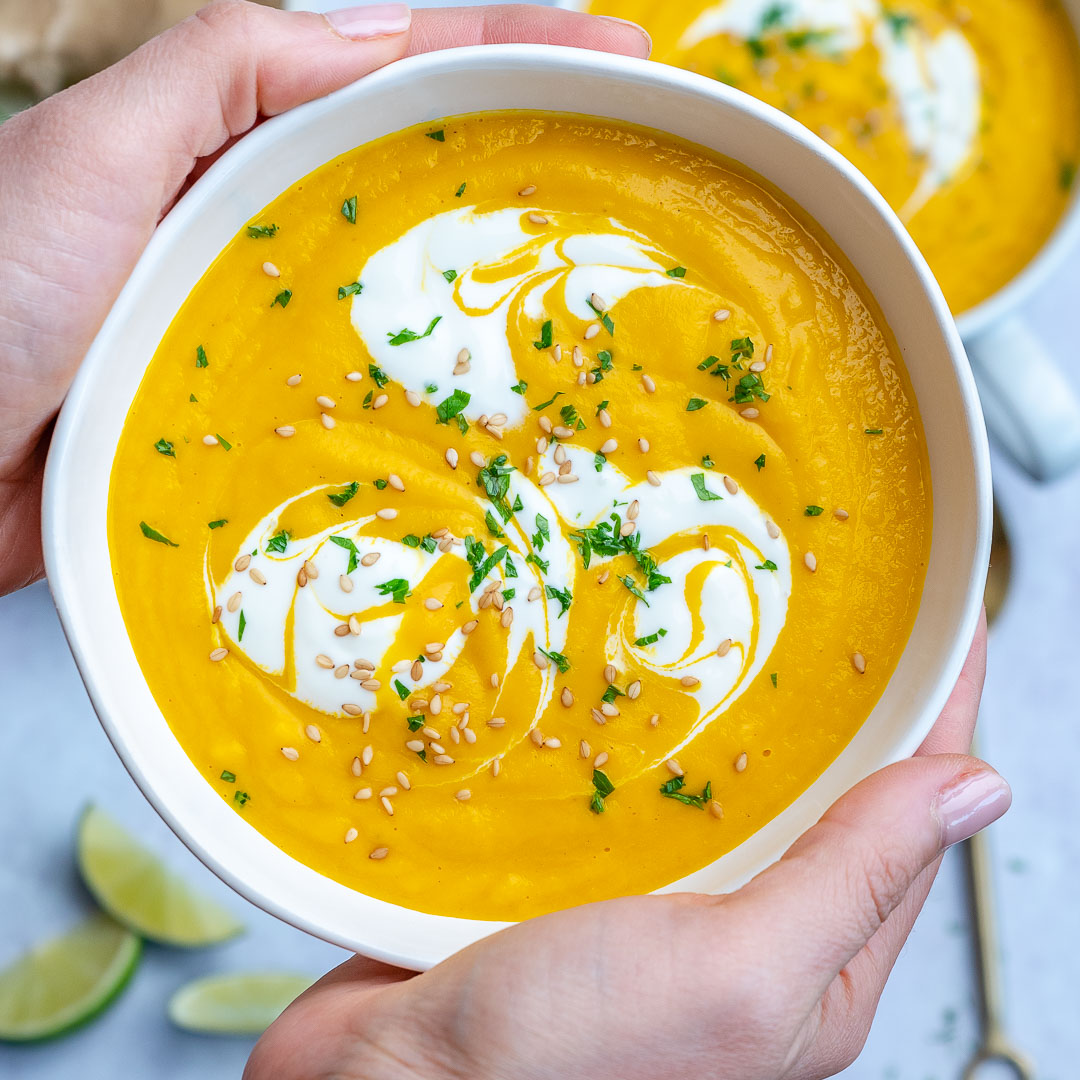 Roasted Carrot and Ginger Soup