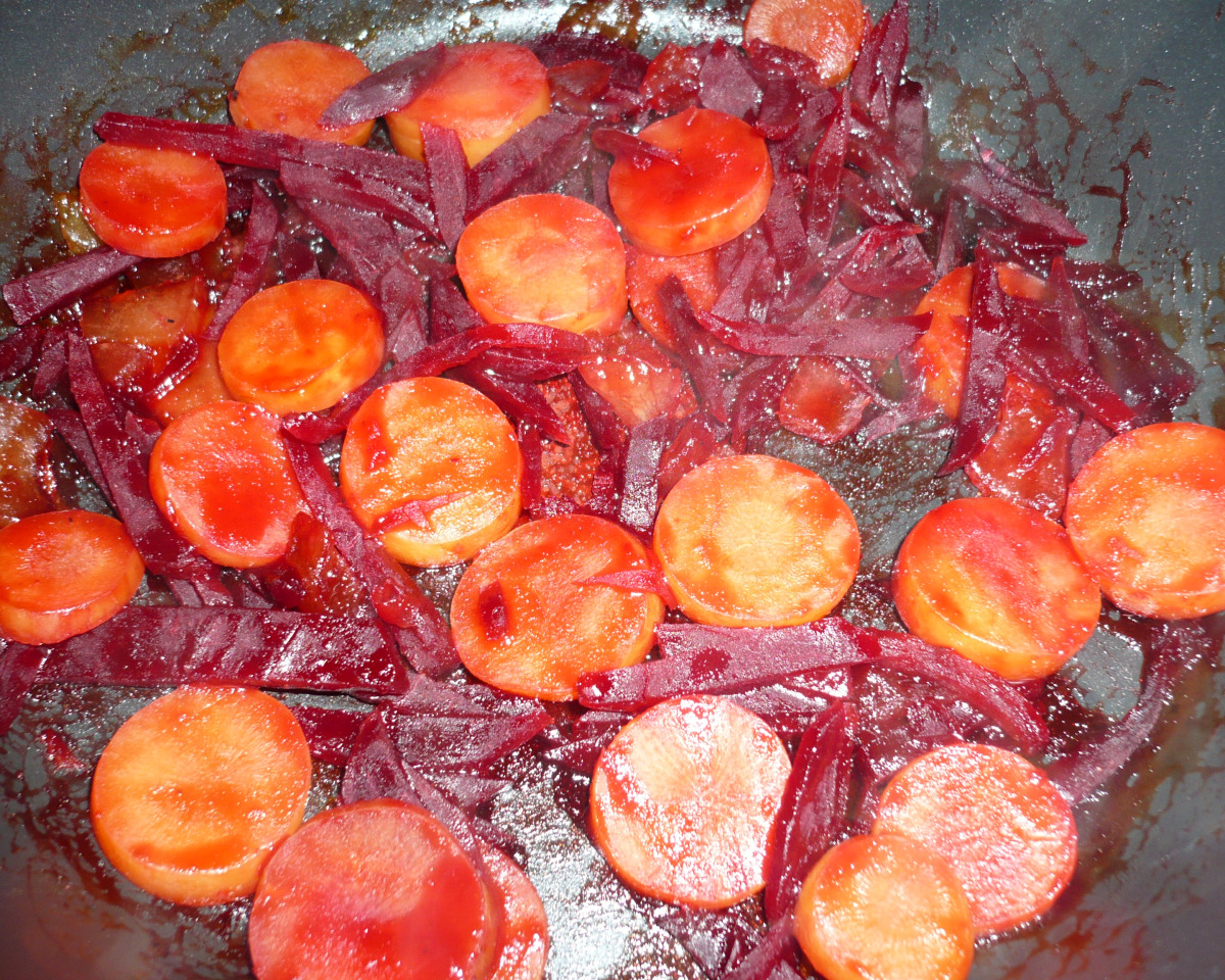 Spring Flower-Infused Carrot Medallions