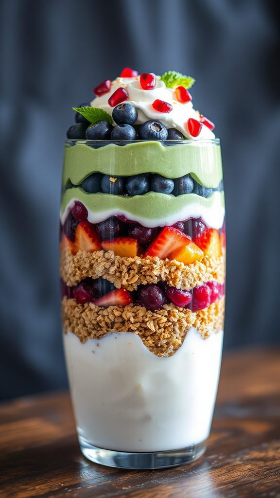 Aurora Borealis Layered Parfait