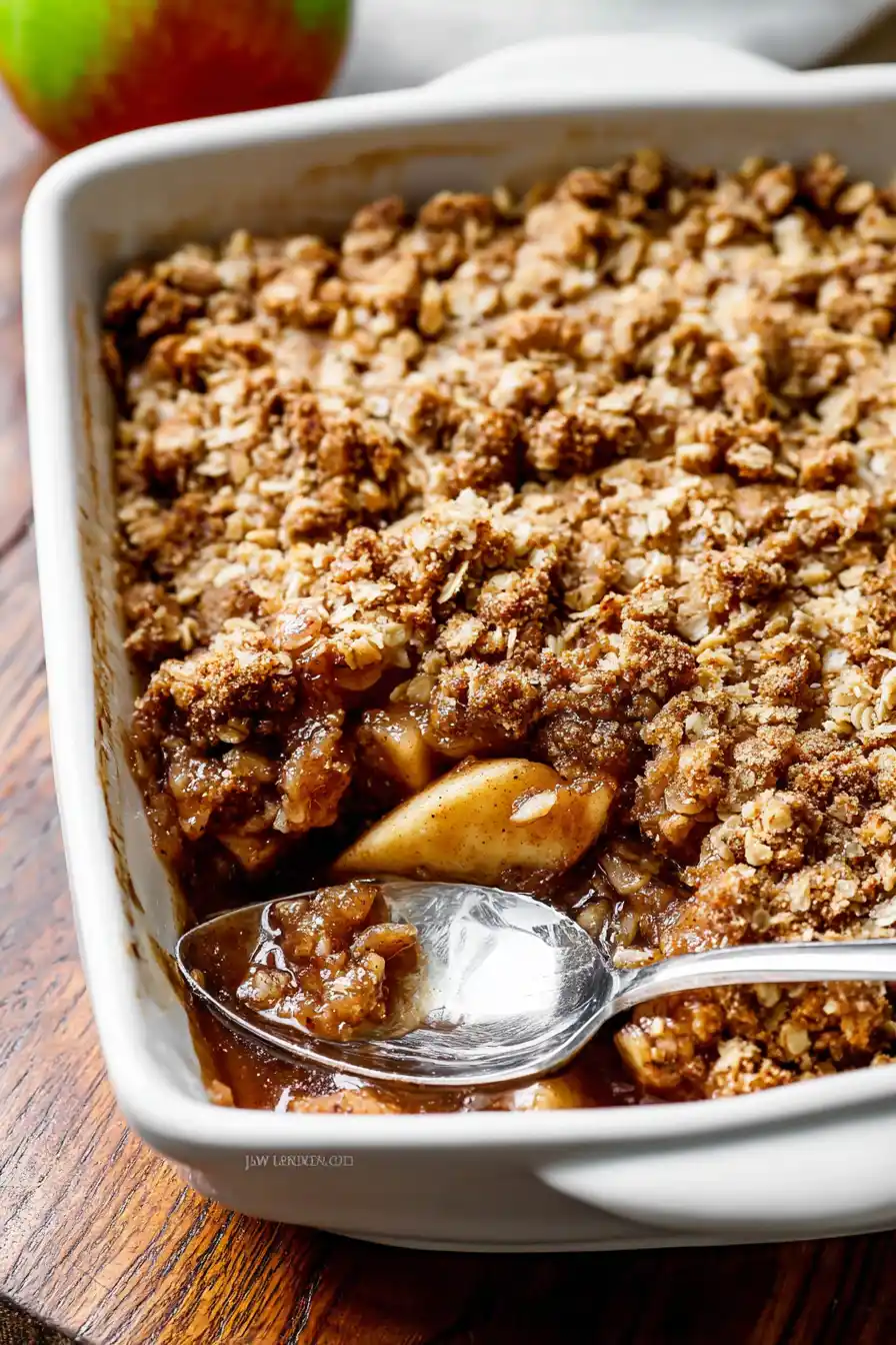 One-Pan Apple Crisp with Oat Topping